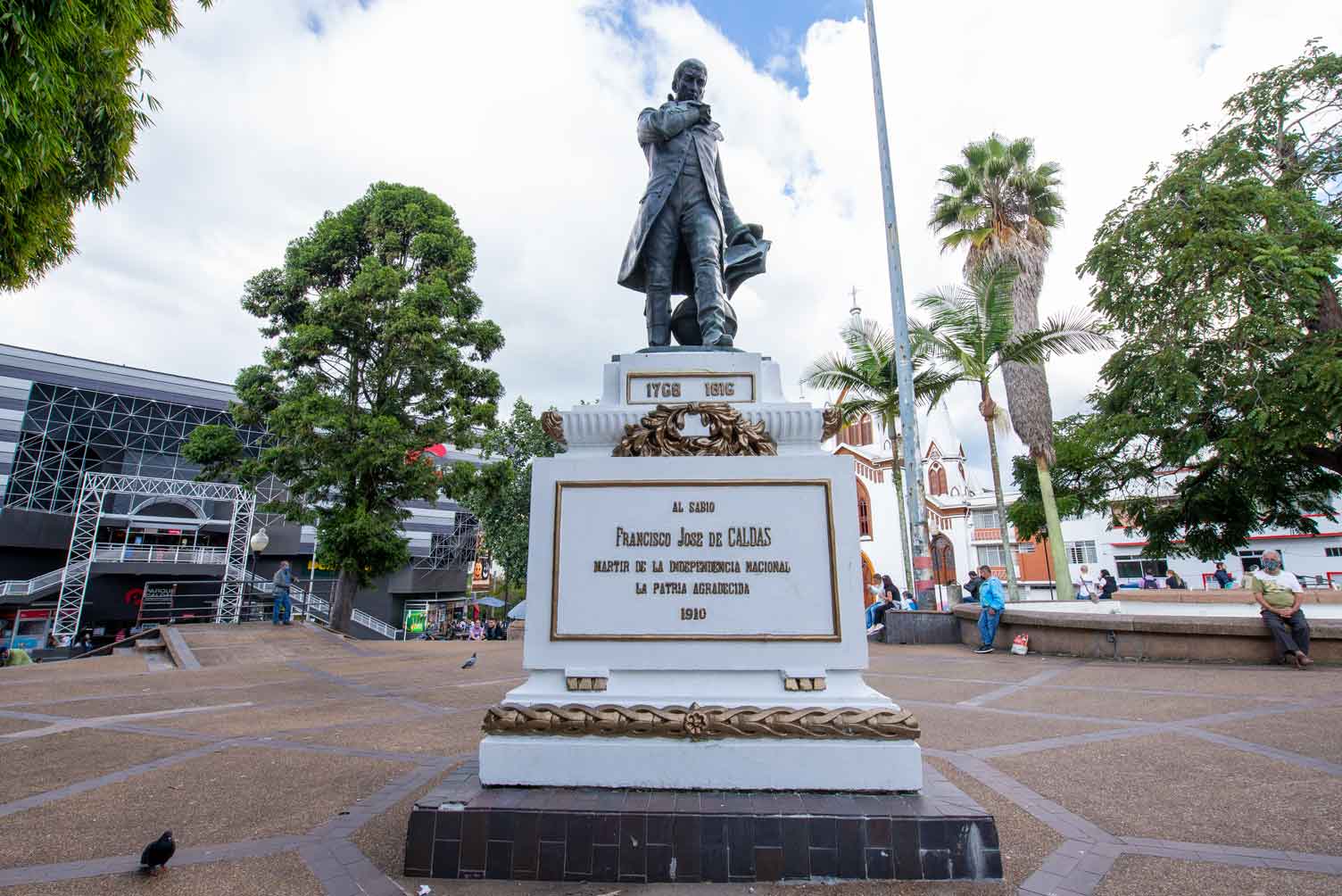 Escultura Francisco José de Caldas